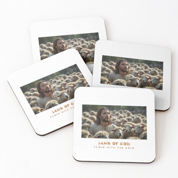 Item preview, Jesus Lamb of God: Flock with the Rock designed and sold by Tekweni.