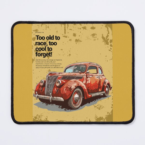 Item preview, Vintage Valor: Too Old to Race, Too Cool to Forget designed and sold by EmpressKorea.