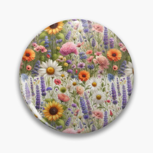Item preview, Repeating Pattern Wildflowers  designed and sold by Myra365Art.