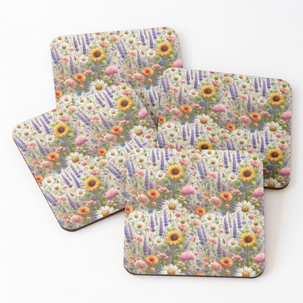 Item preview, Patrón repetitivo de flores silvestres designed and sold by Myra365Art.