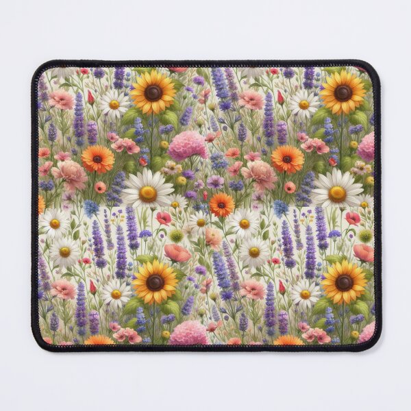 Artikelvorschau, Sich wiederholendes Muster Wildblumen entworfen und verkauft von Myra365Art.