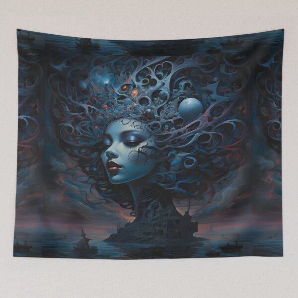 Item preview, Dystopian Art - Surrealistic Cybergoth designed and sold by SoccaTamam.