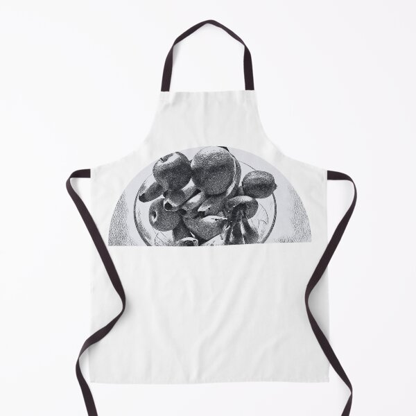 Item preview, Black and white art: fruit still life in shades designed and sold by Ink-Kreativ.
