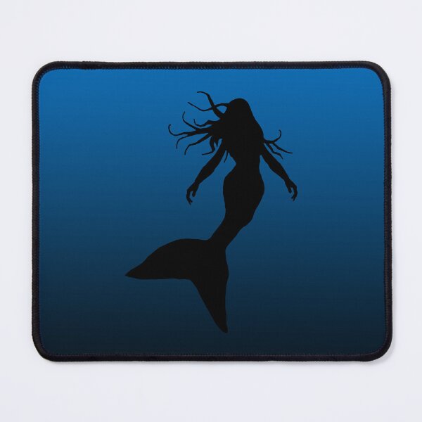 Item preview, Mermaid Silhouette in Water Under the Sea Art 4 of 4 designed and sold by Beachy.