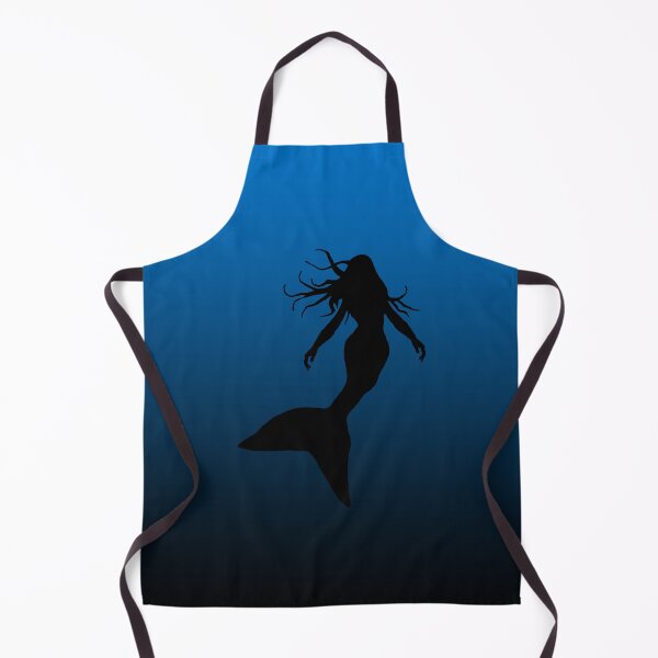 Item preview, Mermaid Silhouette in Water Under the Sea Art 4 of 4 designed and sold by Beachy.