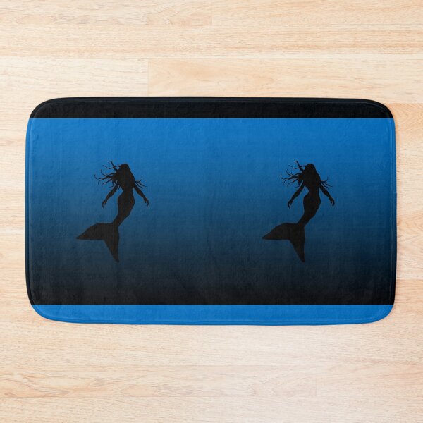 Item preview, Mermaid Silhouette in Water Under the Sea Art 4 of 4 designed and sold by Beachy.