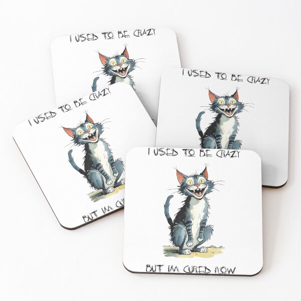 Item preview, Crazy Cat thinks he is cured designed and sold by NordicBadger.