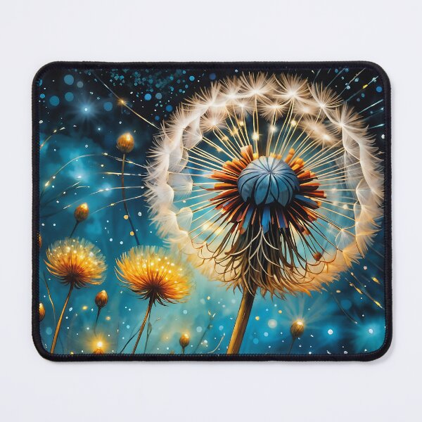 Item preview, glowing intricate dandelion designed and sold by PandorasWelt.