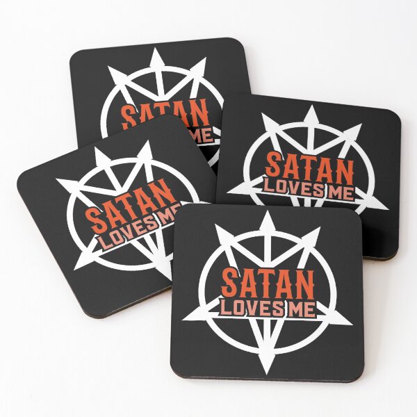 Item preview, Satan Loves Me Atheist Atheism Religion Satanist designed and sold by anziehend.