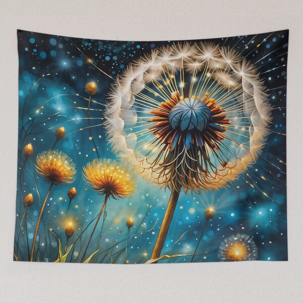 Item preview, glowing intricate dandelion designed and sold by PandorasWelt.