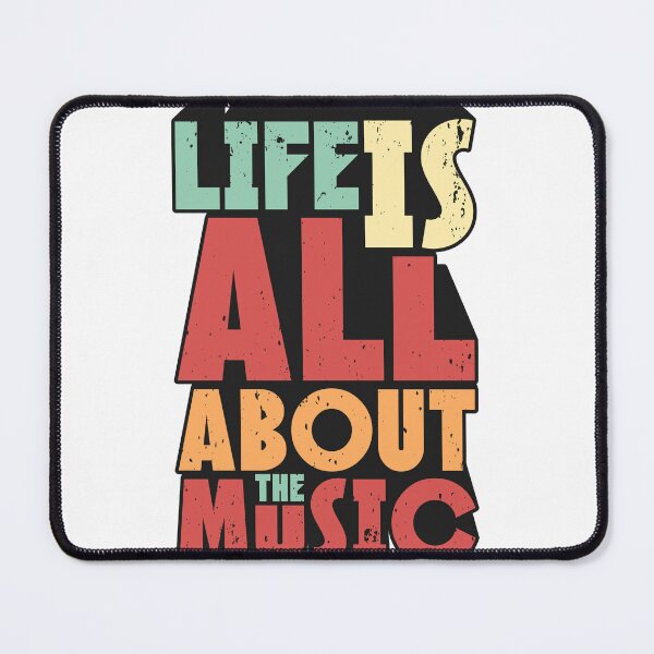 Item preview, Life is all about the music hand lettering. Poster music quotes designed and sold by deeplaxman.