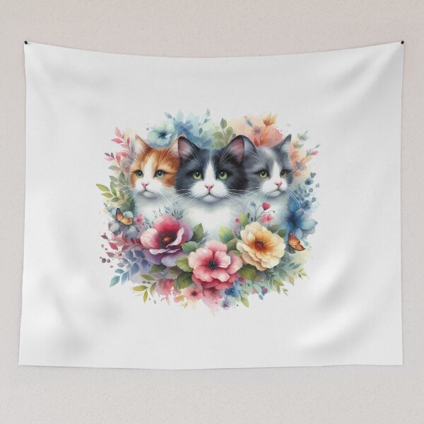 Item preview, Triple Cats designed and sold by Lemon-Monday.