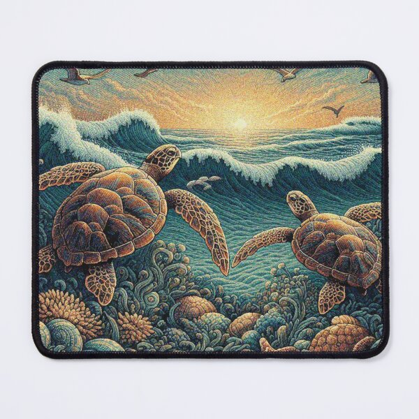 Item preview, Sea Turtles in the Riffs designed and sold by Illuministique.