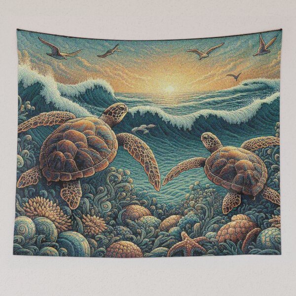 Item preview, Sea Turtles in the Riffs designed and sold by Illuministique.