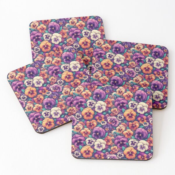 Item preview, Colorful Pansies  designed and sold by Myra365Art.