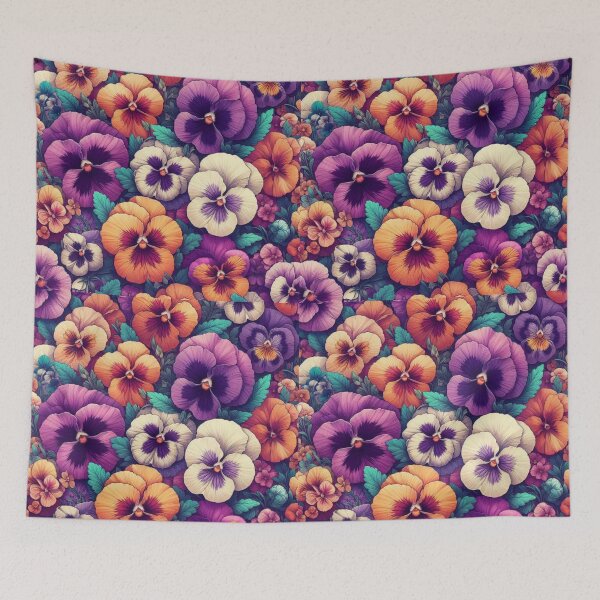 Item preview, Colorful Pansies  designed and sold by Myra365Art.