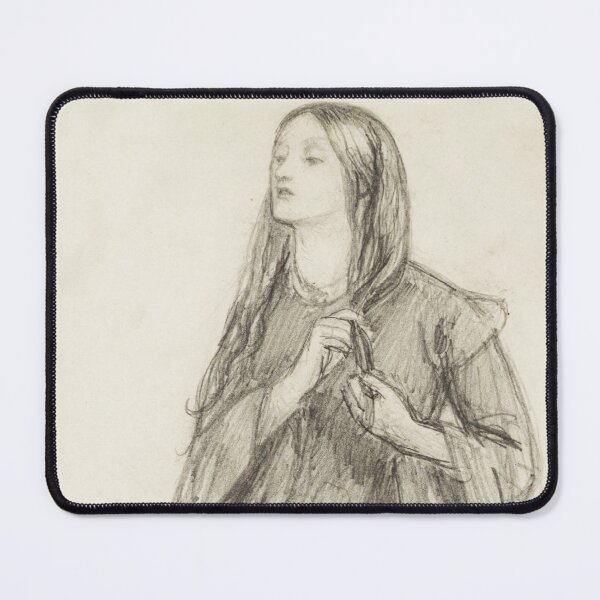 Item preview, Portrait of Jane Morris vintage art by Dante Rossetti designed and sold by Vintage Designs +.