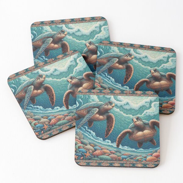 Item preview, Sea Turtles in the Ocean designed and sold by Illuministique.