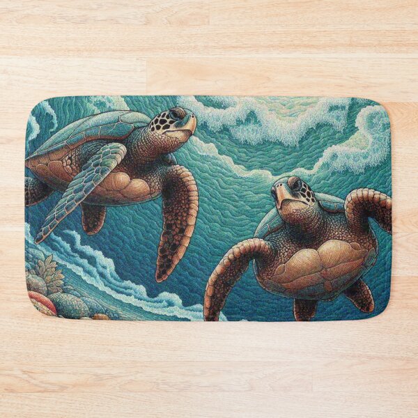 Item preview, Sea Turtles in the Ocean designed and sold by Illuministique.