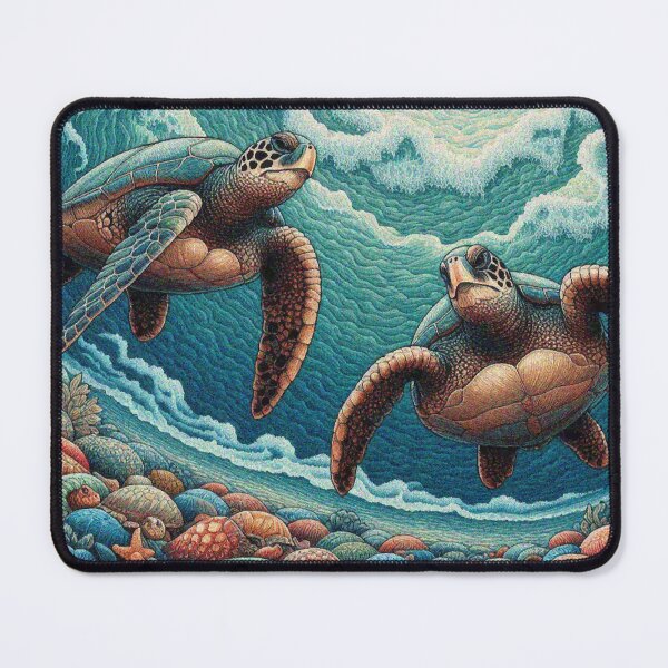 Item preview, Sea Turtles in the Ocean designed and sold by Illuministique.