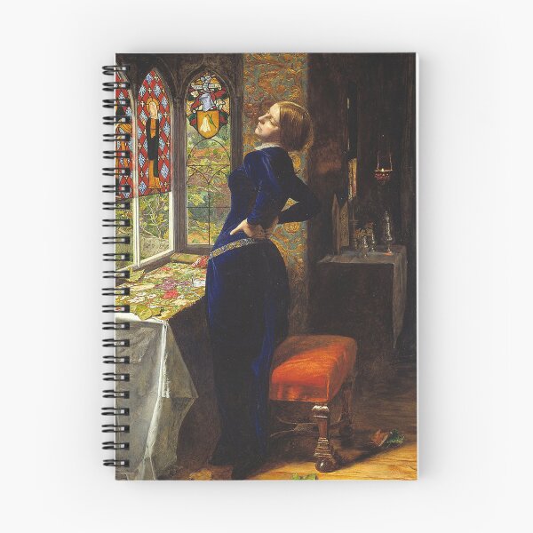 Item preview, Woman in a blue dress by a window by Dante Rossetti designed and sold by Vintage Designs +.