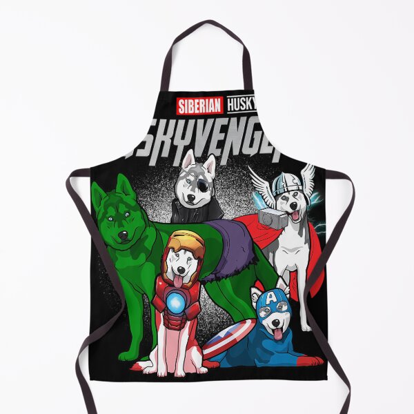 Item preview, Siberian Husky Avengers Huskyvengers Dog designed and sold by MiikaLeppala.