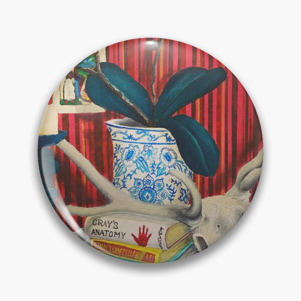 Item preview, Skull, orchid and glimpses of Kandinsky  designed and sold by Peter Marshall.