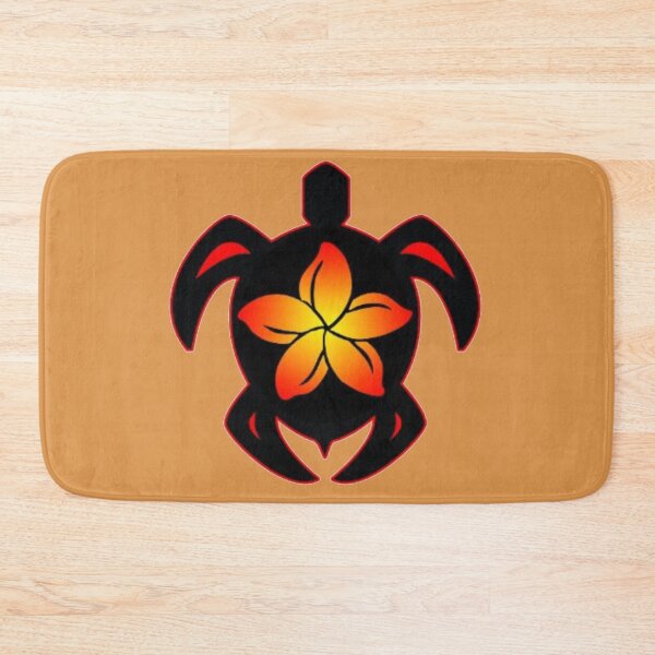 Item preview, Fire Plumeria Honu designed and sold by ami.creations.