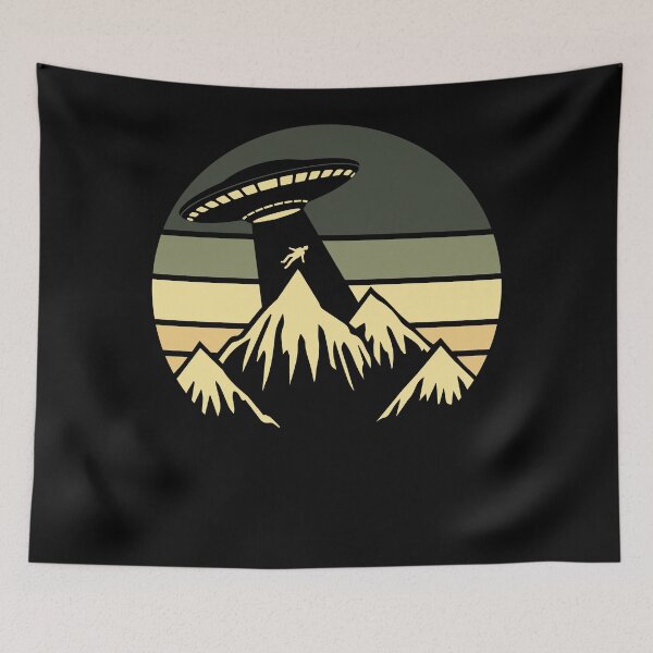 Item preview, Vintage Alien UFO Hunter,I Want To Believe Retro designed and sold by ArtByKatti.