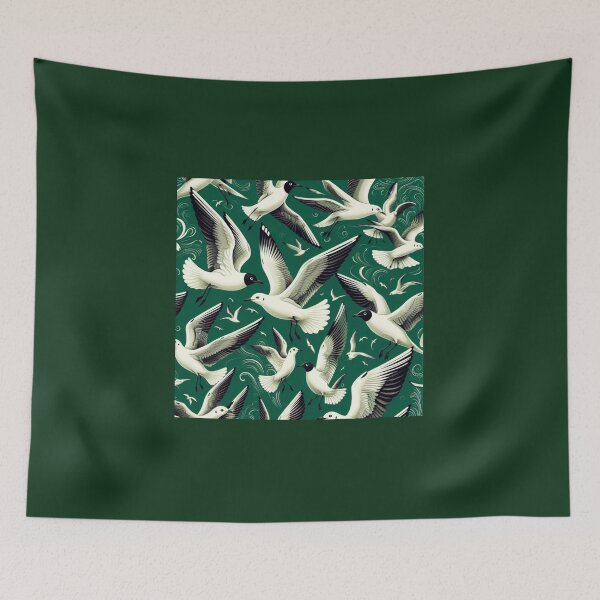 Item preview, Seagulls Pattern  designed and sold by ElyKay.