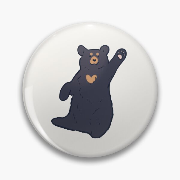 Item preview, Black bear waving  designed and sold by Mayarart.