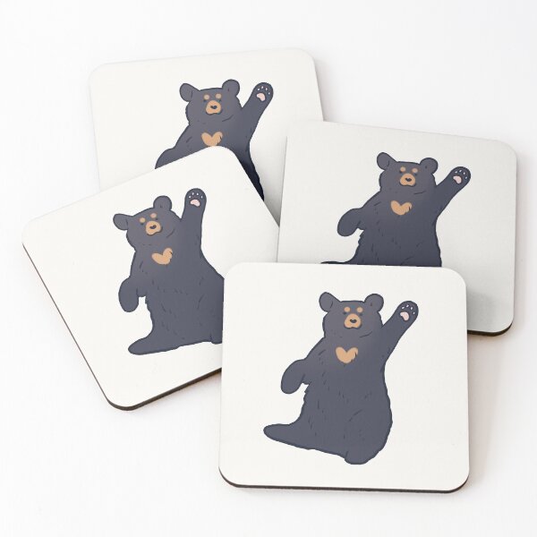Item preview, Black bear waving  designed and sold by Mayarart.