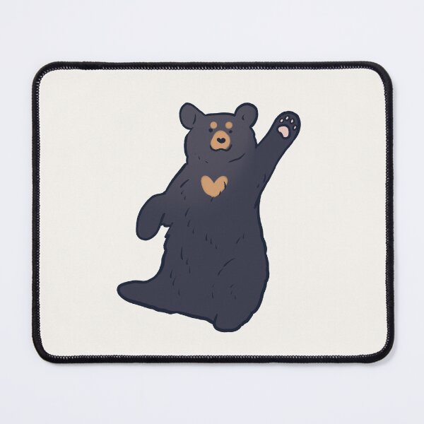 Item preview, Black bear waving  designed and sold by Mayarart.