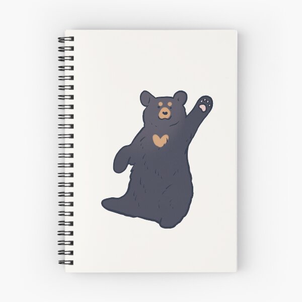 Item preview, Black bear waving  designed and sold by Mayarart.