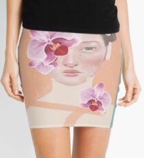 The Orchid Blooms Mini Skirt