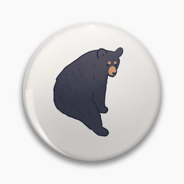 Item preview, Black bear sitting  designed and sold by Mayarart.
