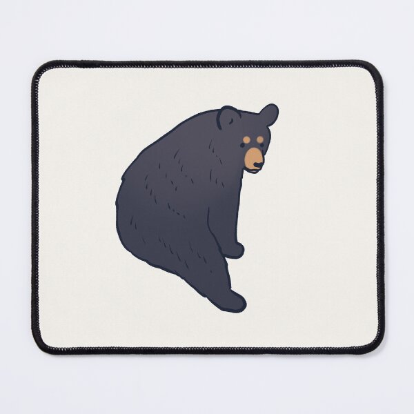 Item preview, Black bear sitting  designed and sold by Mayarart.