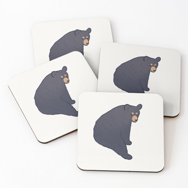 Item preview, Black bear sitting  designed and sold by Mayarart.