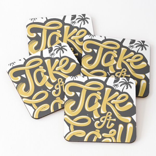 Item preview, Take It Easy quote for t-shirt stamp, tee print, applique, badge, label clothing, or other printing products. designed and sold by deeplaxman.