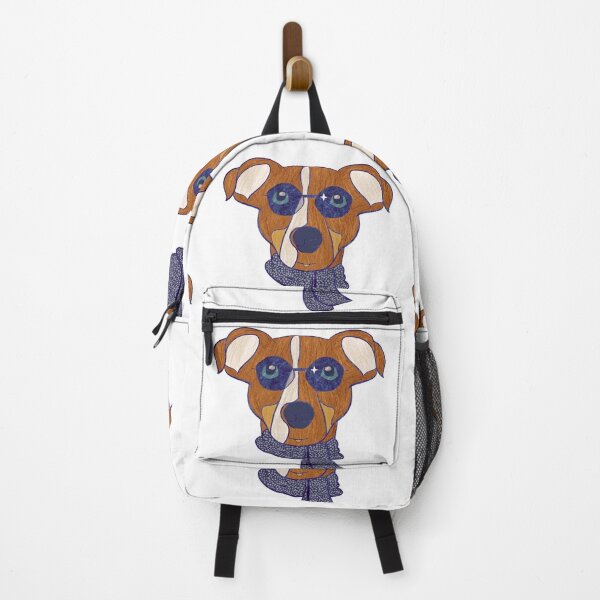 Item preview, Cute Dog Boy Portrait with a Scarf designed and sold by aneladesigns.