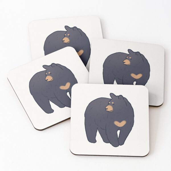 Item preview, Cute black bear designed and sold by Mayarart.