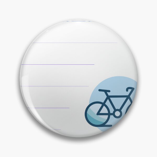 Item preview, Blue Lines Bike Logo designed and sold by ReelRide Creations.
