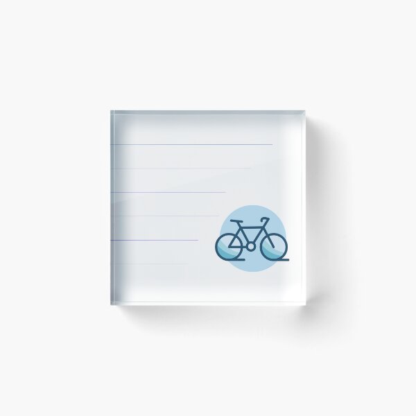 Item preview, Blue Lines Bike Logo designed and sold by ReelRide Creations.