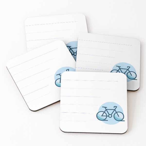 Item preview, Blue Lines Bike Logo designed and sold by ReelRide Creations.