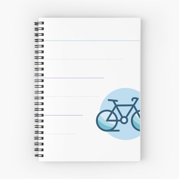 Item preview, Blue Lines Bike Logo designed and sold by ReelRide Creations.