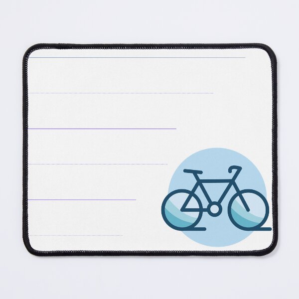 Item preview, Blue Lines Bike Logo designed and sold by ReelRide Creations.
