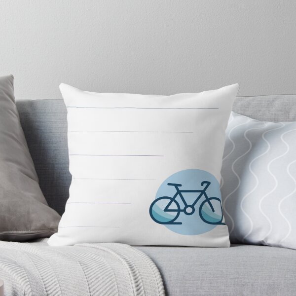 Item preview, Blue Lines Bike Logo designed and sold by ReelRide Creations.
