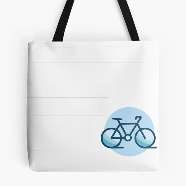 Item preview, Blue Lines Bike Logo designed and sold by ReelRide Creations.