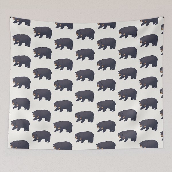 Item preview, black bear drawing  designed and sold by Mayarart.