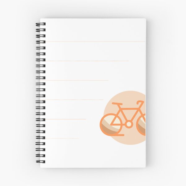 Item preview, Orange Lines Bike Logo designed and sold by ReelRide Creations.